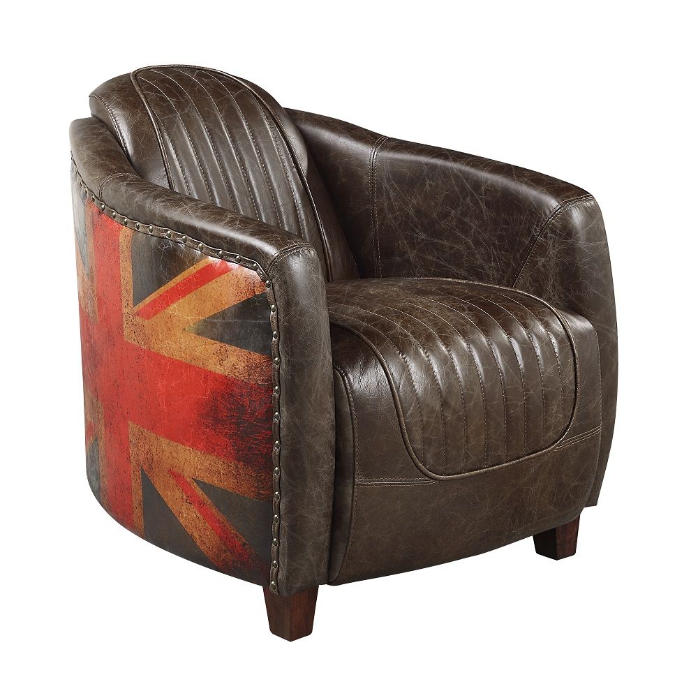 ACME Brancaster - Chair - Brown | Meri Furniture