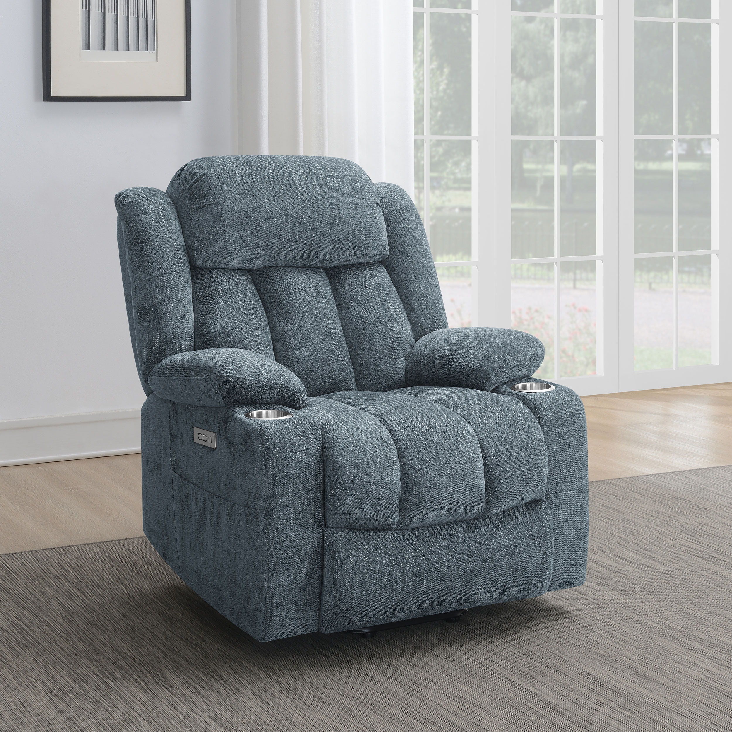 Coaster Fine Furniture Houston - Upholstered Power Lift Recliner Chair | Meri Furniture