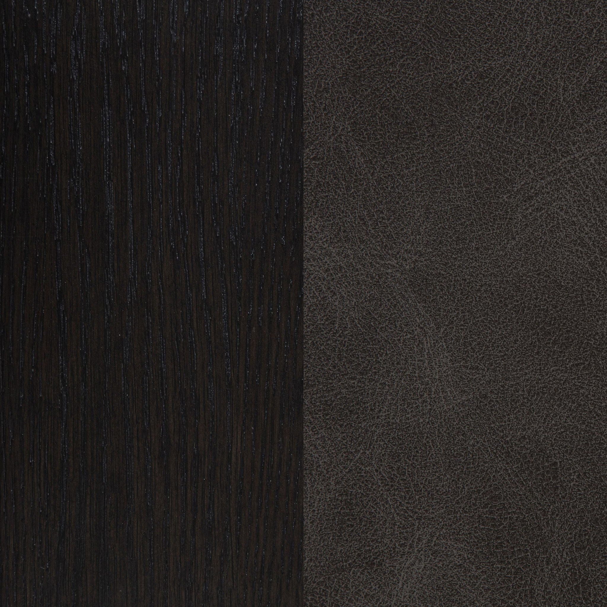 Averill Faux Leather Upholstered Dining Side Chair Dark Grey (Set of 2)