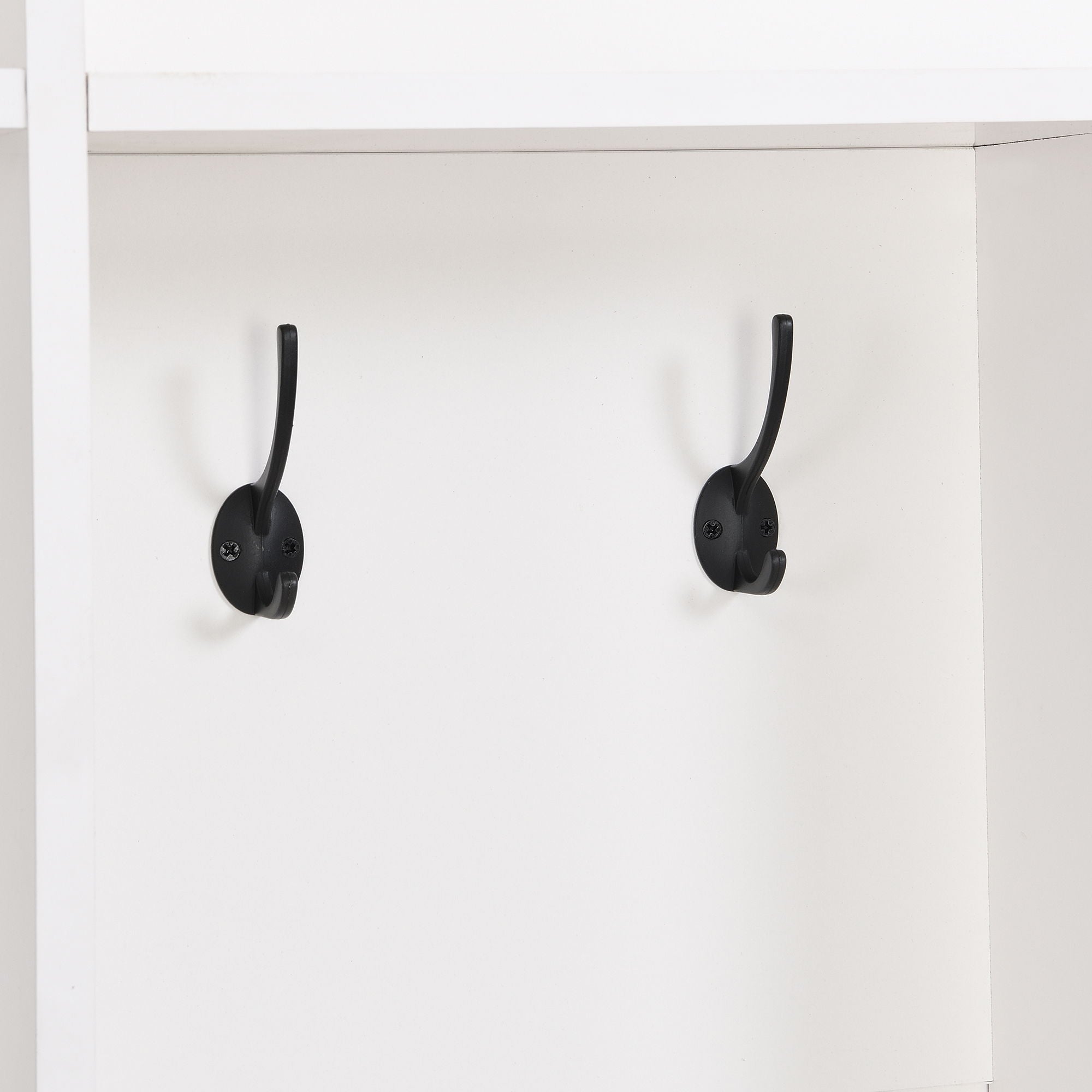 Minimalist Shoe Cabinet With Cube Storage & Shelves