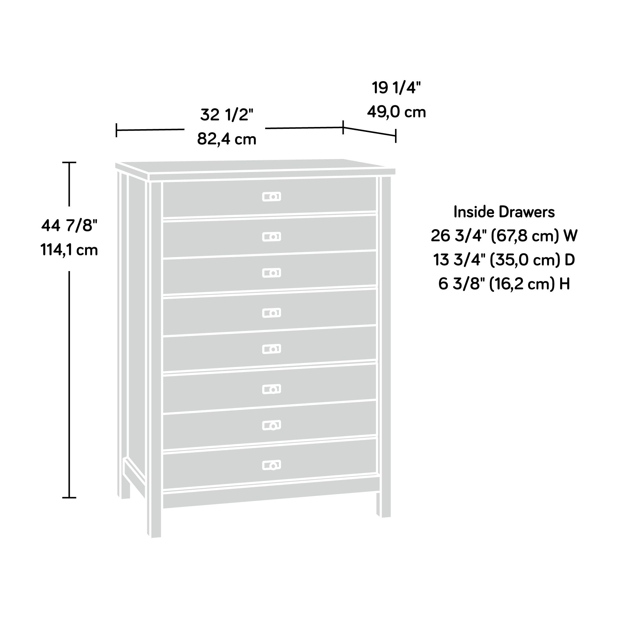 Cottage Road 4-Drawer Chest in Soft White