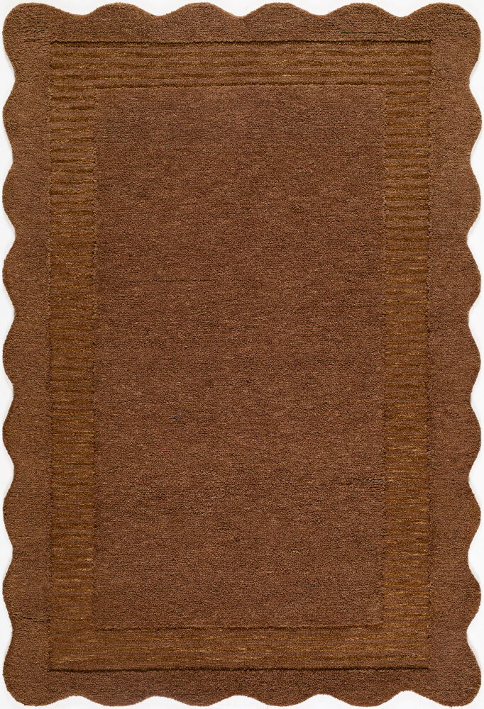 Scalloped Handmade Rug