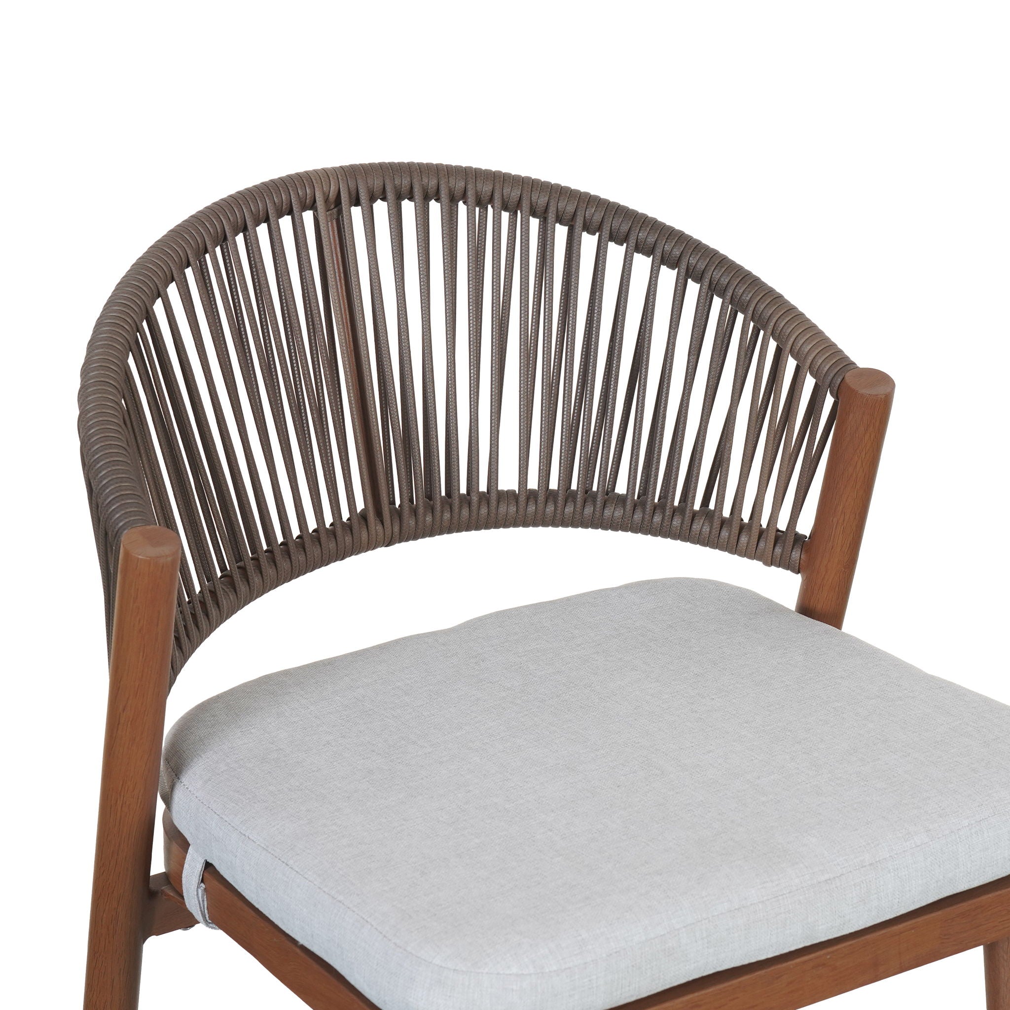 Outdoor 26" Counter Height Metal Frame Counter Stools With Scallop Shaped Backrest & Water Resistant Cushions