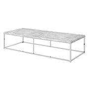 Voleta - Coffee Table - Engineered Stone Top & Chrome