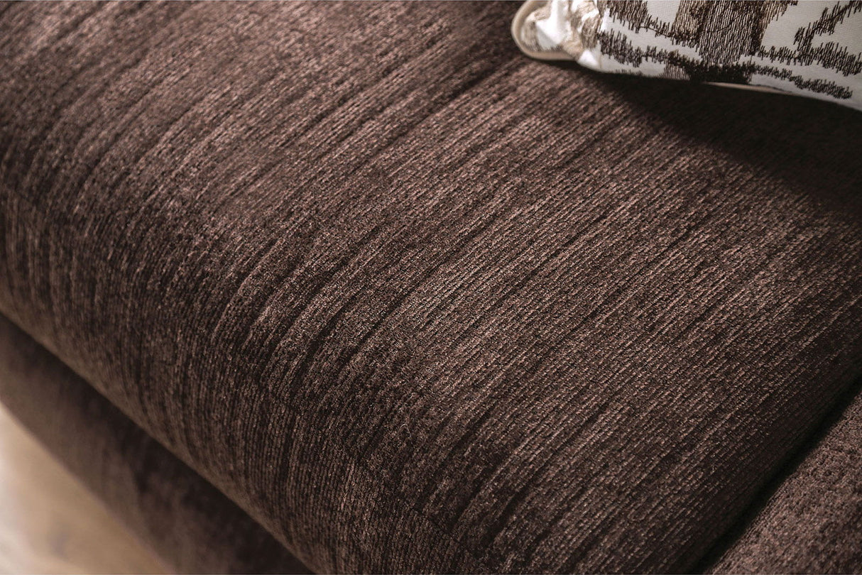 Furniture of America Brynlee - Sofa (*Pillows Sold Separately) - Chocolate | Meri Furniture