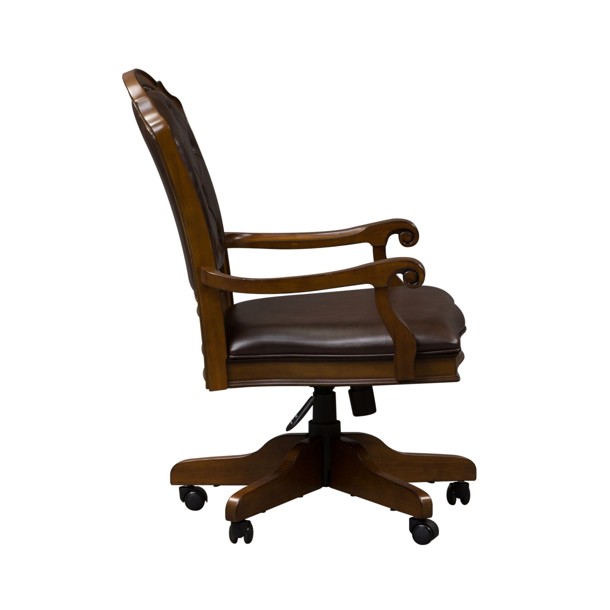 Liberty Furniture Amelia - Jr Executive Office Chair - Dark Brown | Meri Furniture