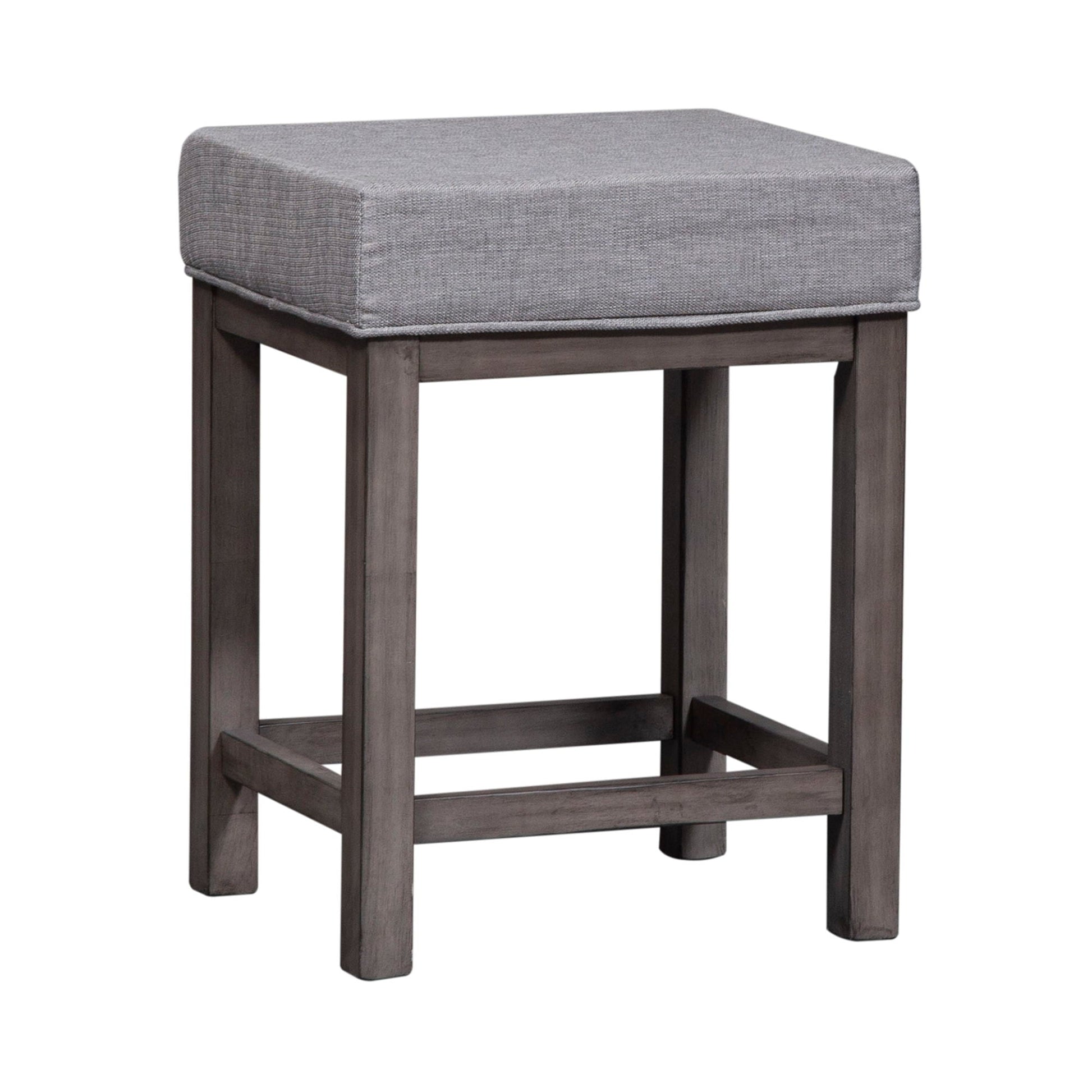 Liberty Furniture Tanners Creek - Upholstered Console Stool (3 Piece Set) - Dark Gray | Meri Furniture