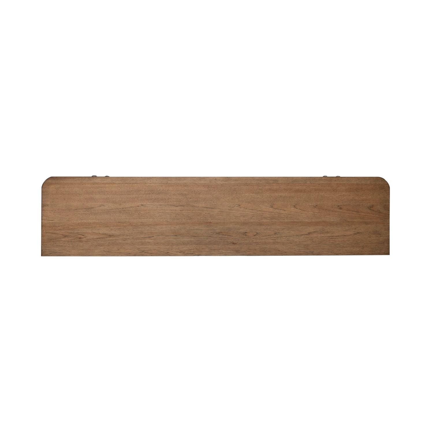 Fireplace TV Consoles - 80" Fireplace TV Console - Brown