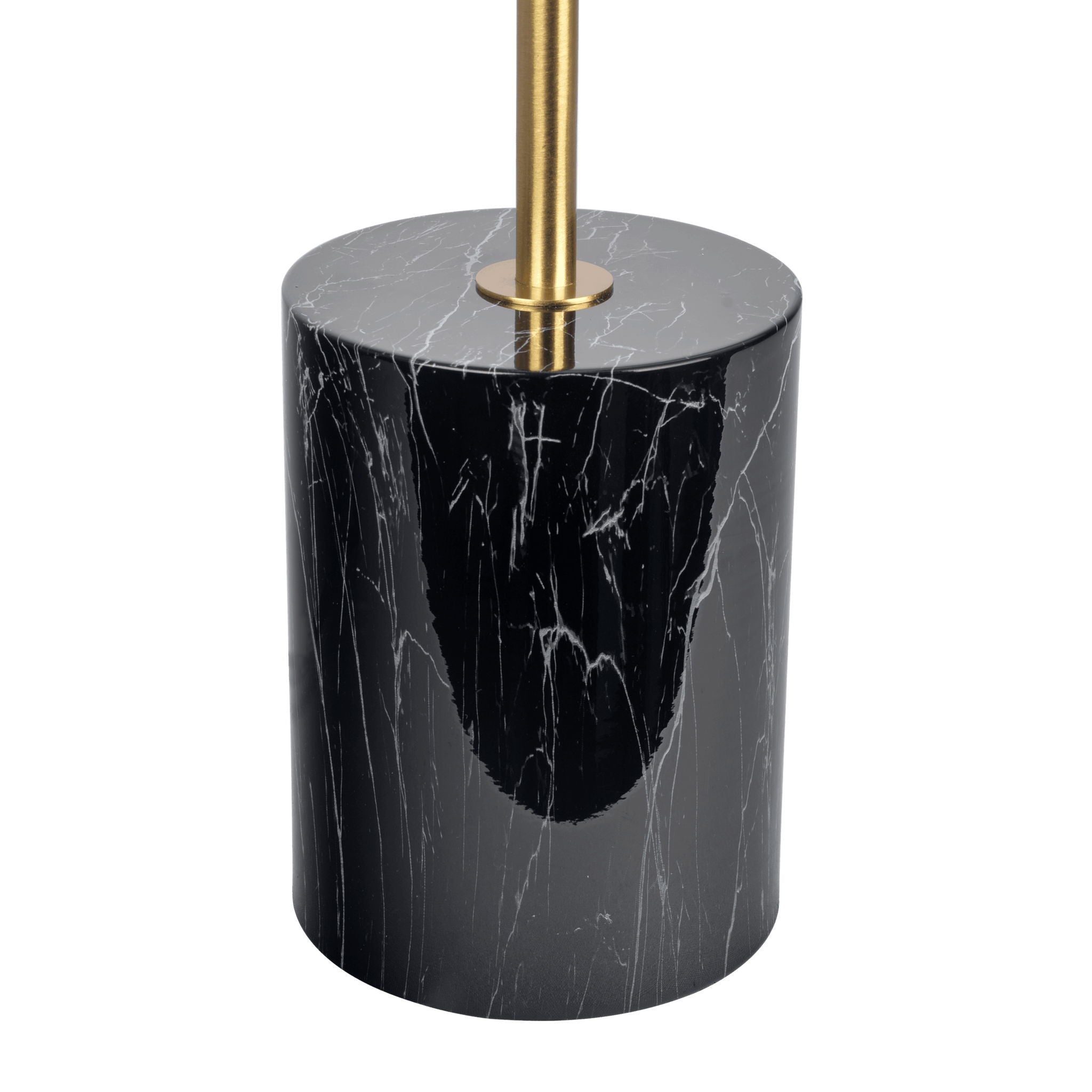 Nova - Hydro Table Lamp With On / Off Switch Double Lamp - Black / Gold / Marble