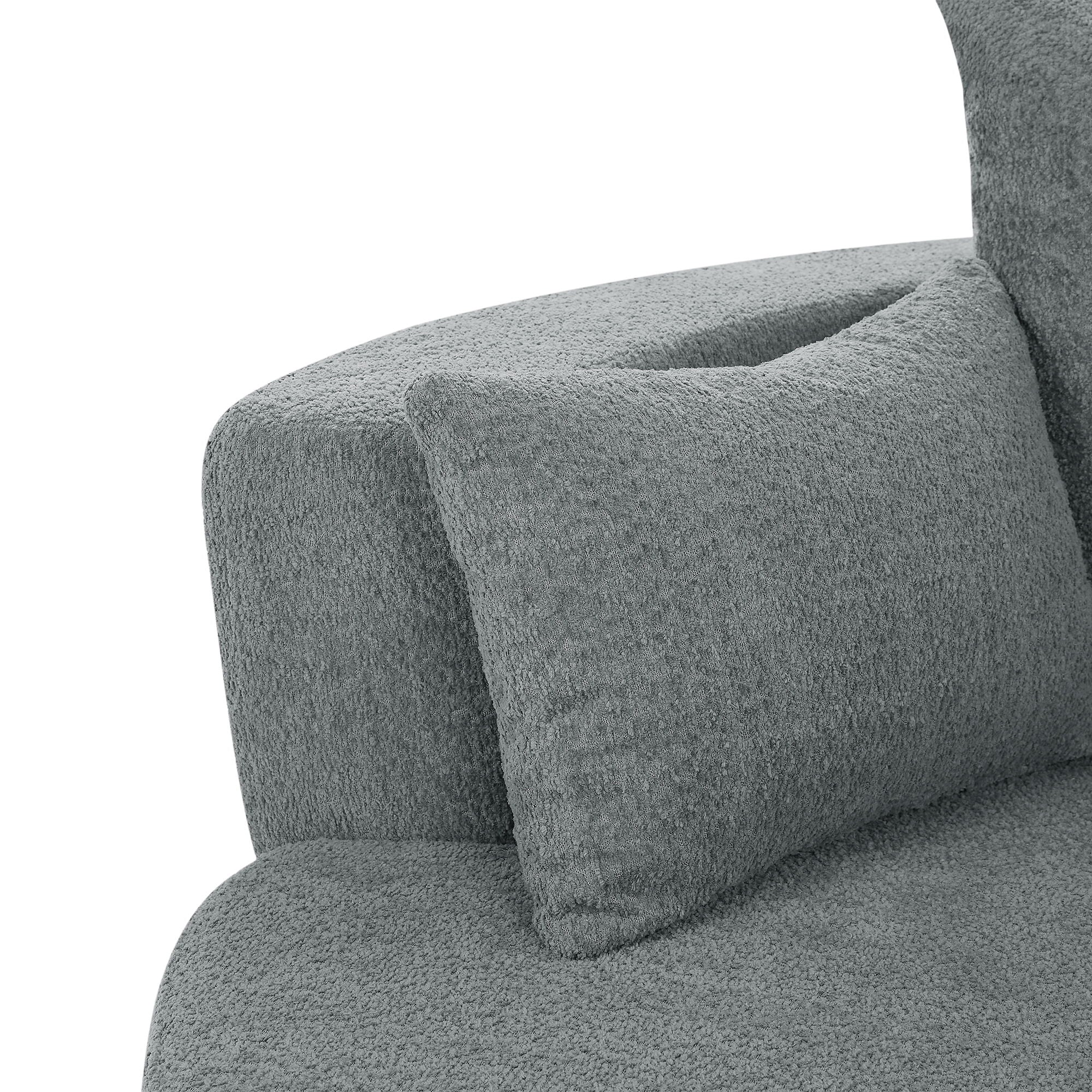 360° Swivel Accent Barrel Chair With 3 Removable Pillows For Living Room