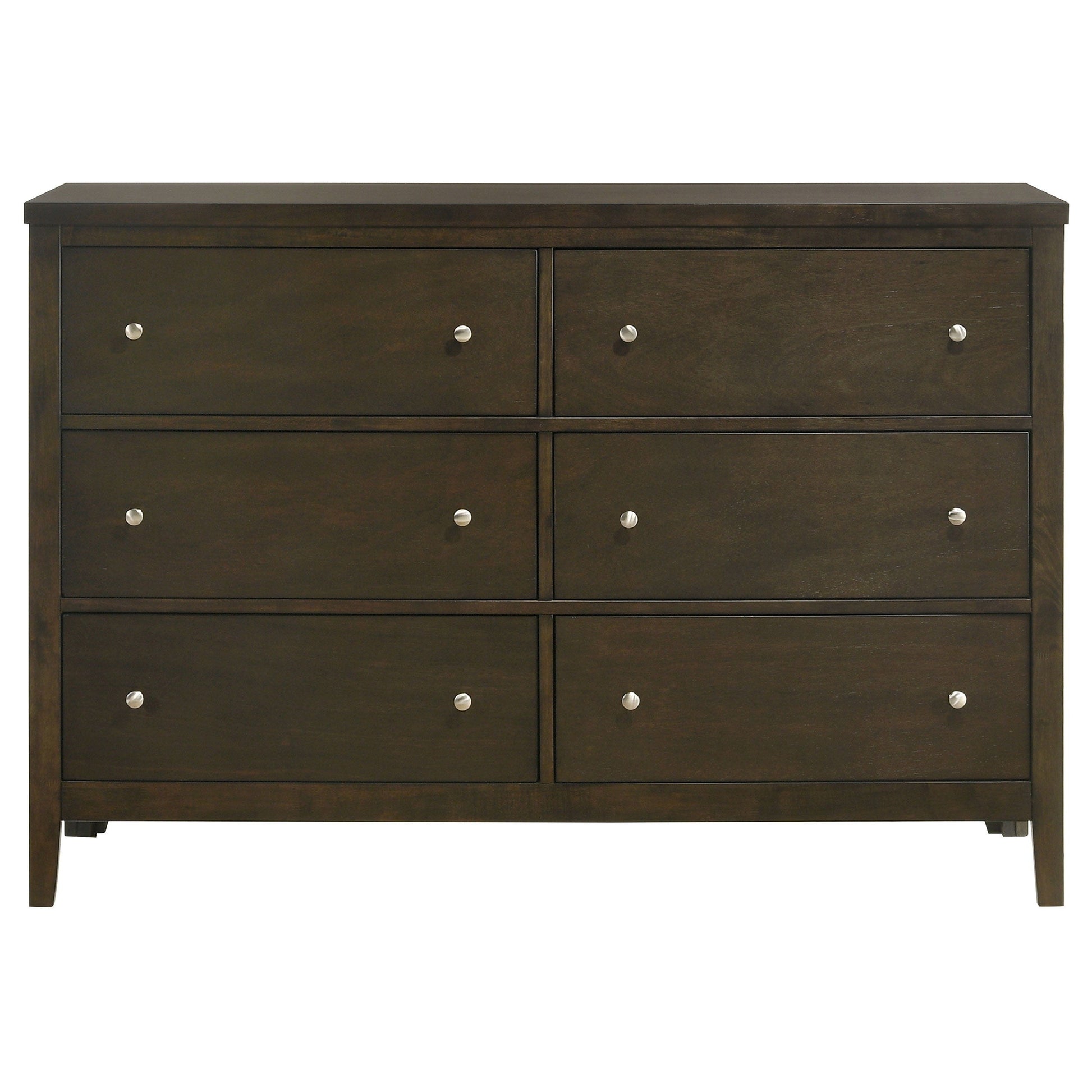 Coaster Fine Furniture Wilkes - 6-Drawer Dresser Cabinet - Dark Cocoa | Meri Furniture