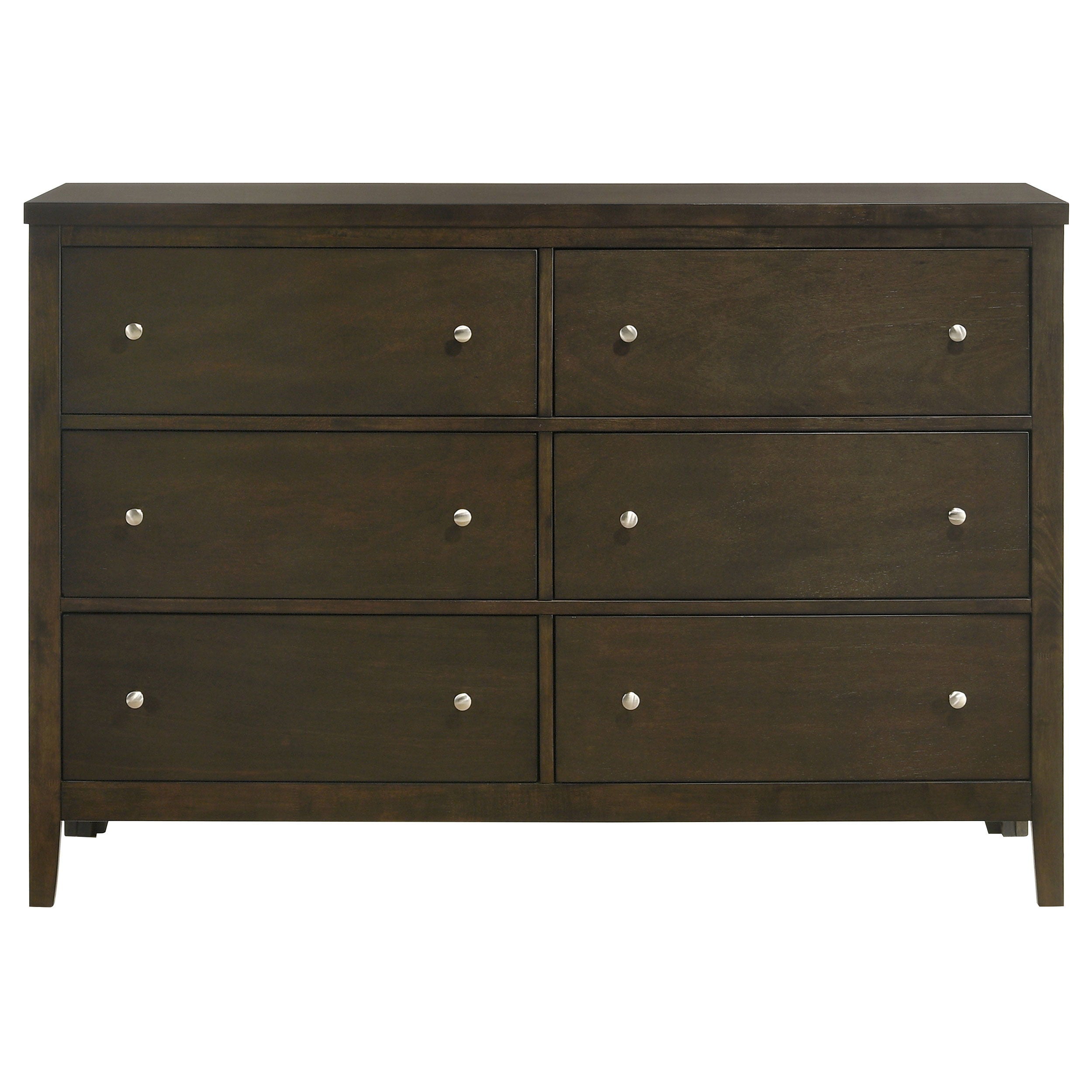 Coaster Fine Furniture Wilkes - 6-Drawer Dresser Cabinet - Dark Cocoa | Meri Furniture