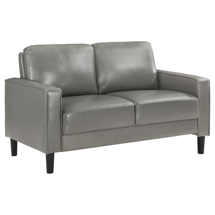 Coaster Fine Furniture Ruth - Upholstered Track Arm Loveseat | Meri Furniture