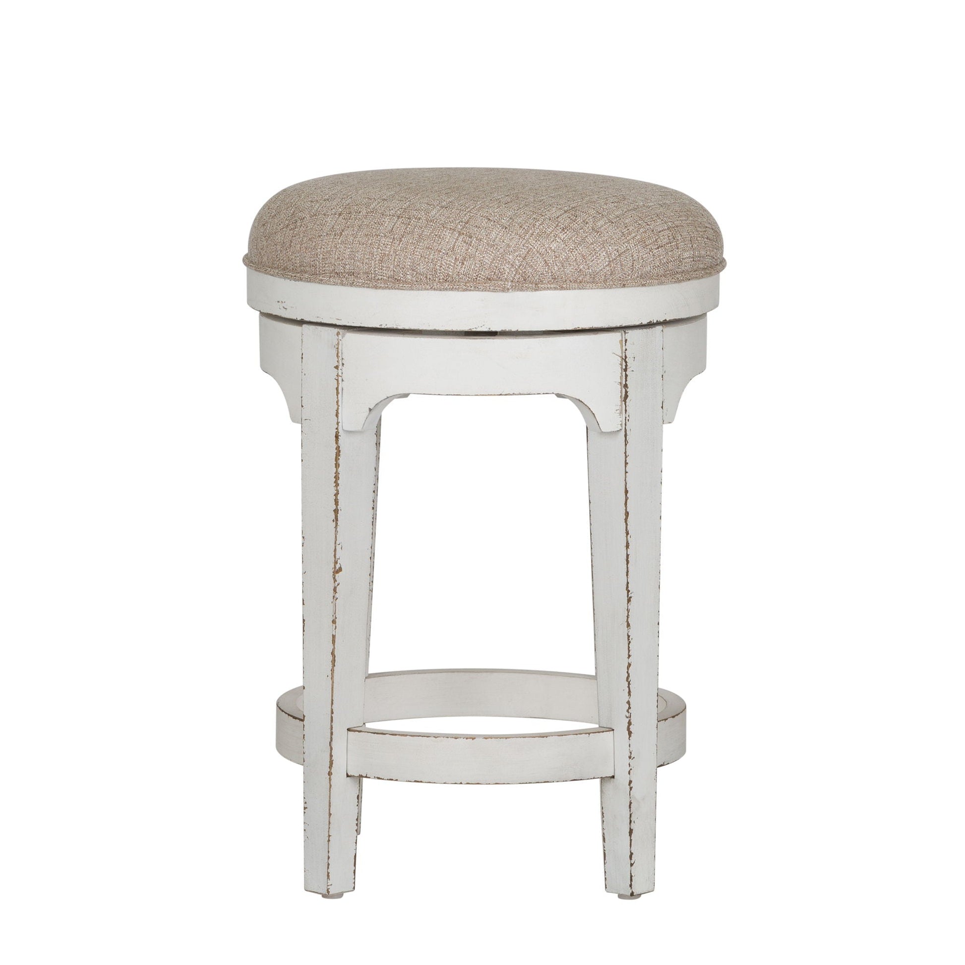 Liberty Furniture Magnolia Manor - Console Swivel Stool - White | Meri Furniture