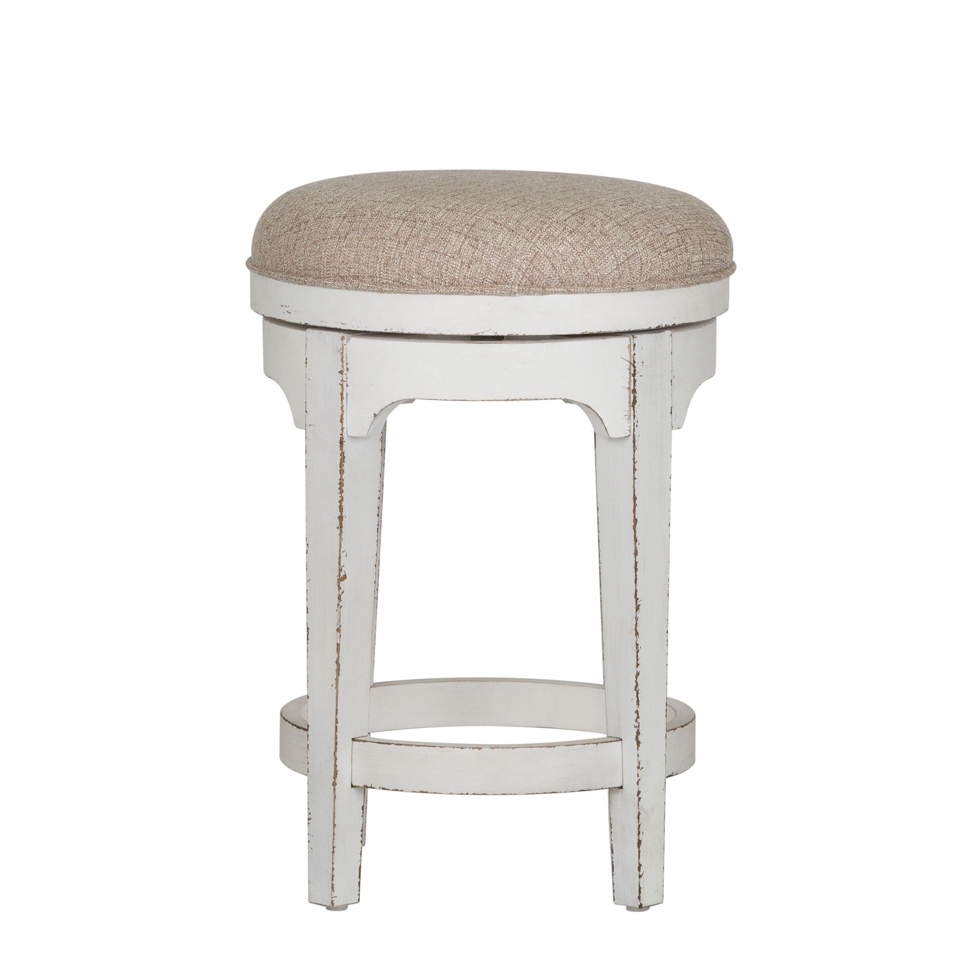 Liberty Furniture Magnolia Manor - Console Swivel Stool - White | Meri Furniture