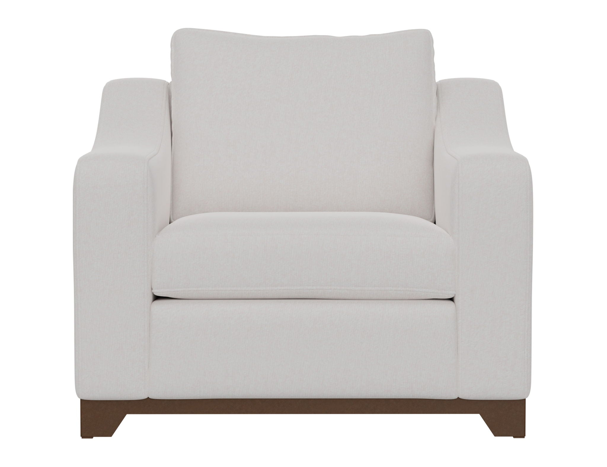 Natural Parota - Armchair - Mink Withe