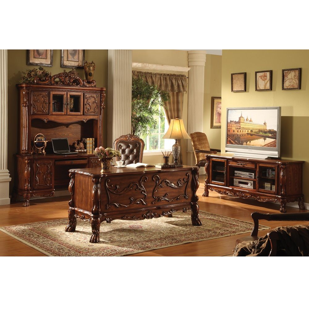 ACME Dresden - Desk - Cherry Oak | Meri Furniture