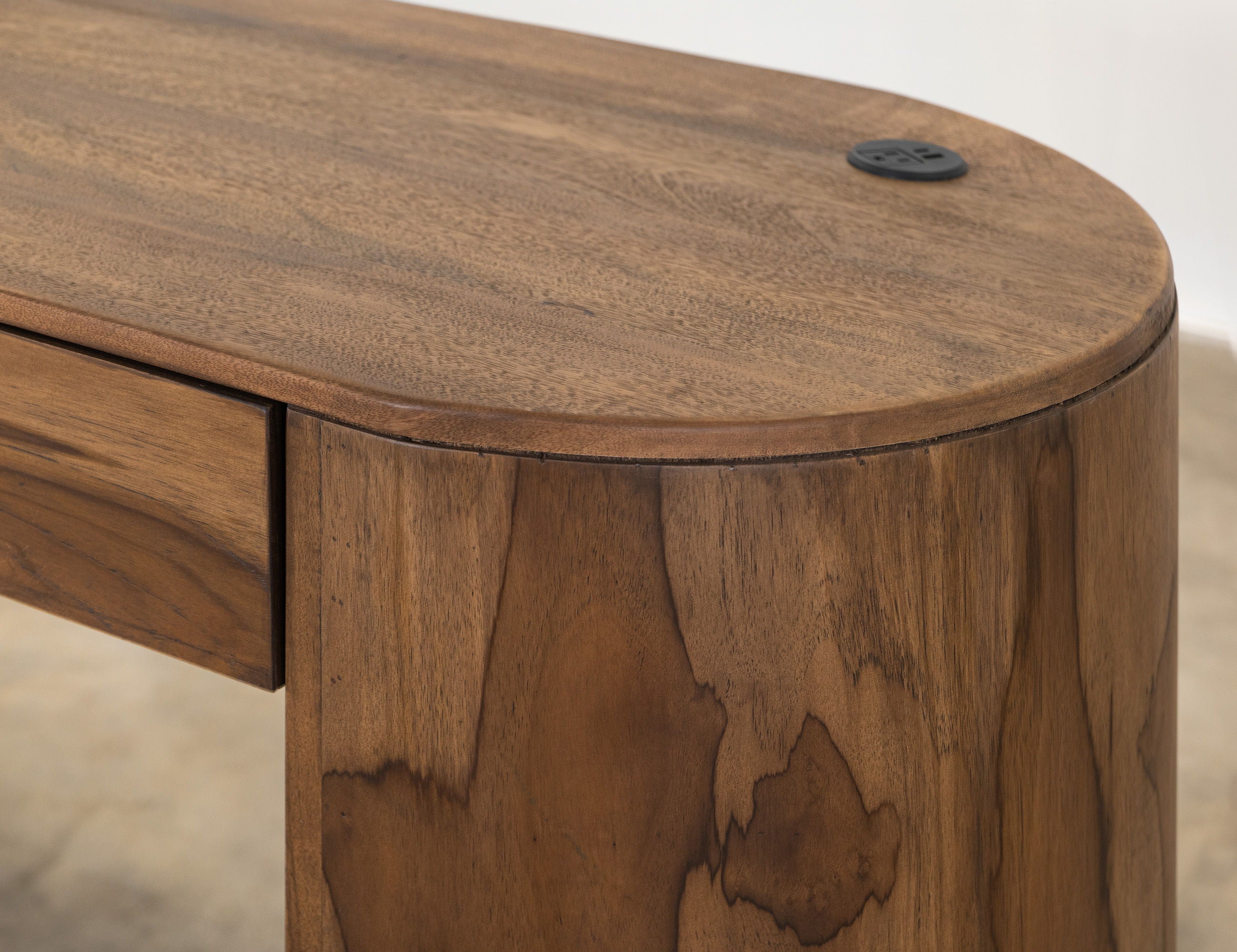 International Furniture Direct Balam - Desk - Brown | Meri Furniture