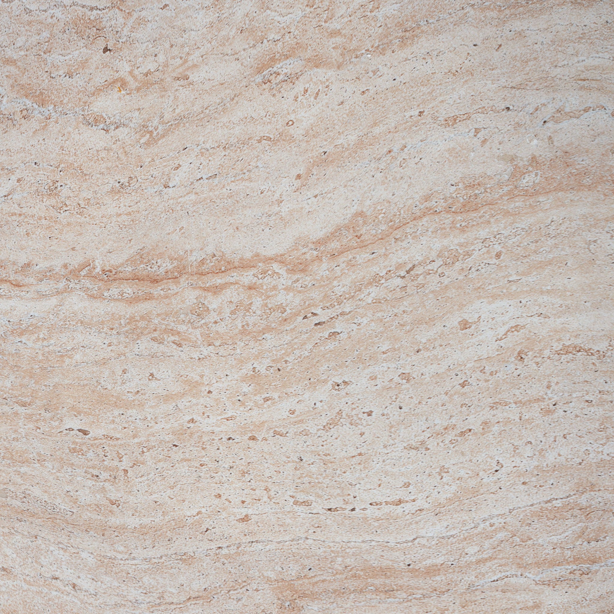 Outdoor / Indoor Lightweight Concrete Side Table, Cylinder Travertine Finish Accent Table - Beige