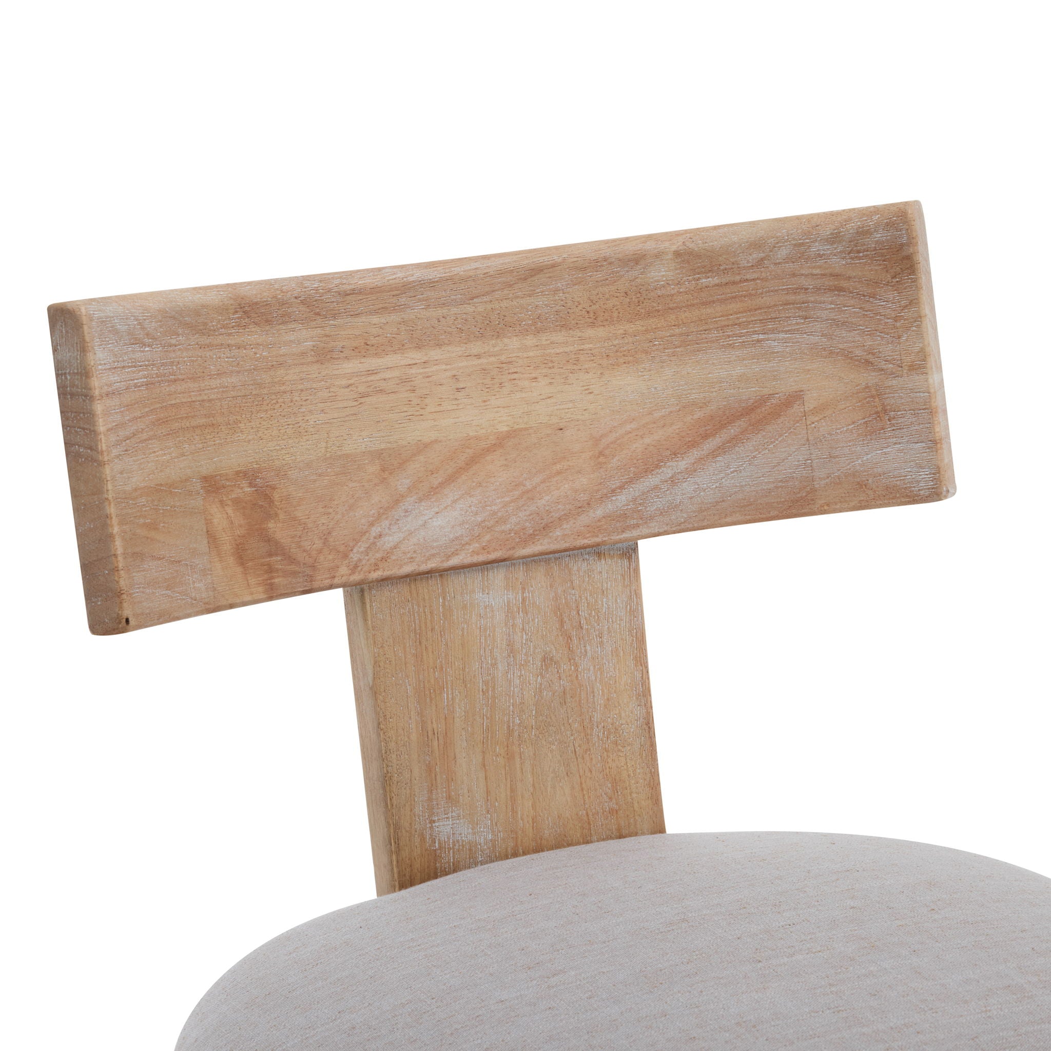 Upholstered Counter Height Bar Stools With Solid Rubber Wood Frame (Set of 2)