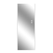 Frameless Full Length LED Mirror With 3 Color Changing Light And Explosion Proof Glass - Silver