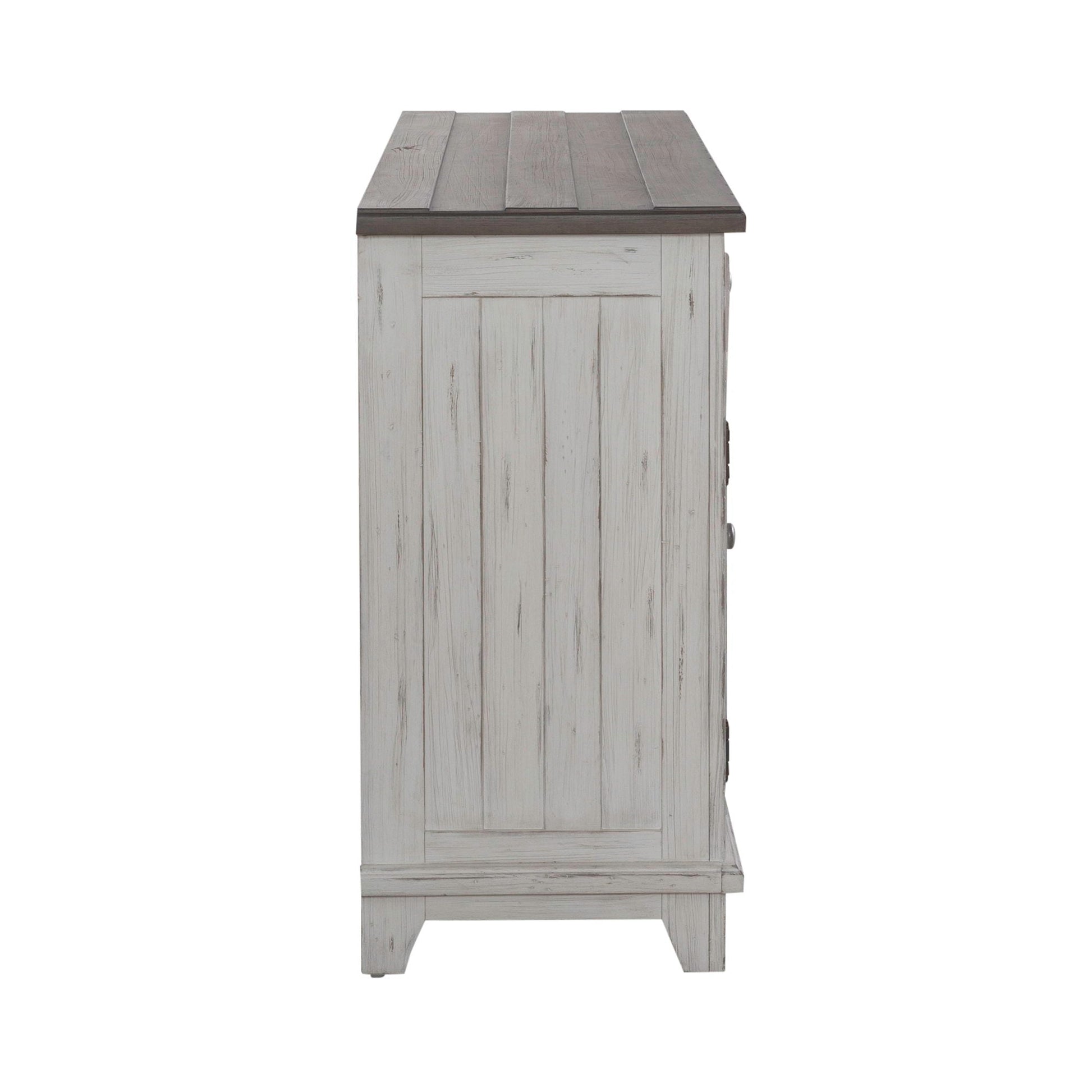 Liberty Furniture River Place - Accent Server - White | Meri Furniture