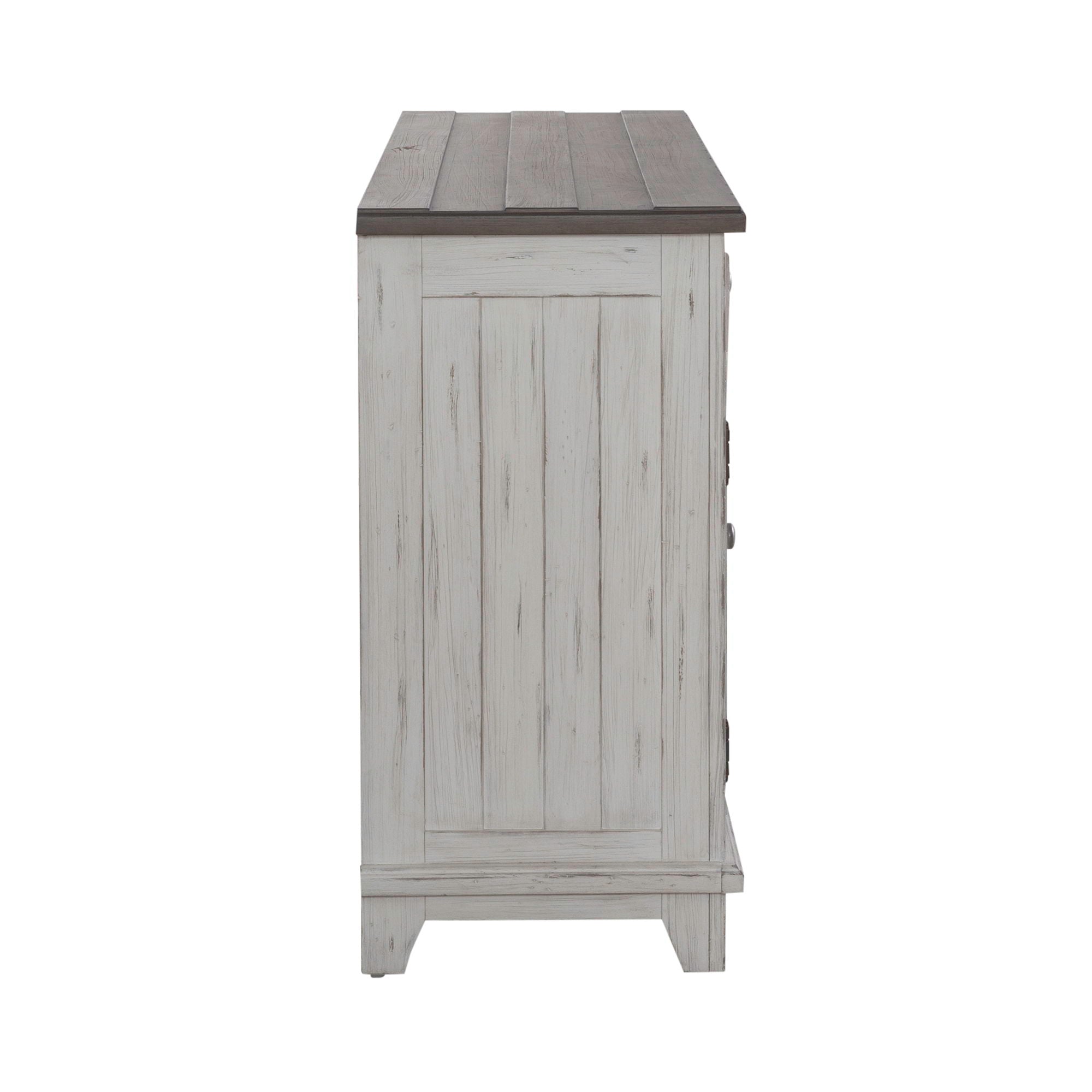 Liberty Furniture River Place - Accent Server - White | Meri Furniture