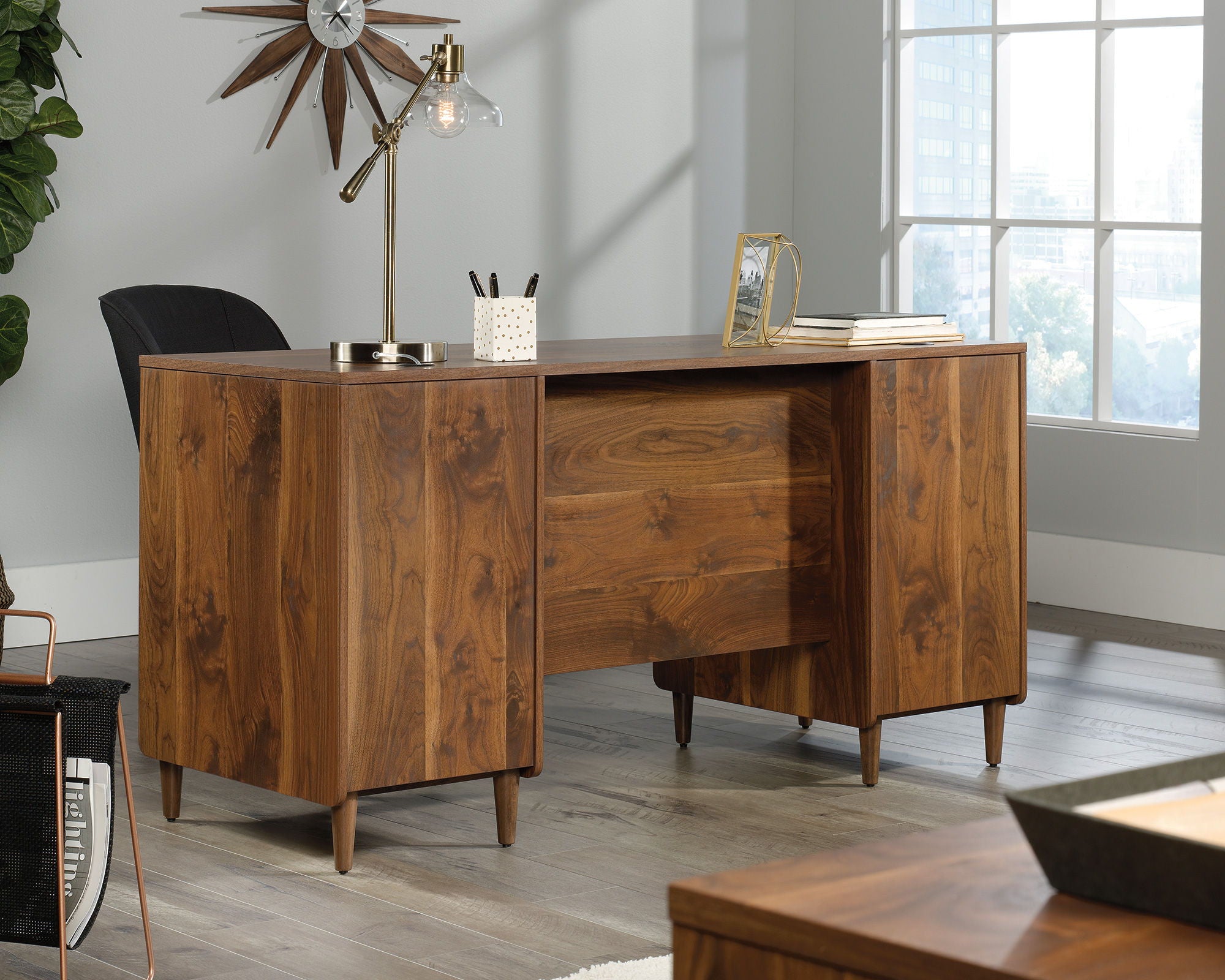 Clifford Place Executive Desk Grand Walnut
