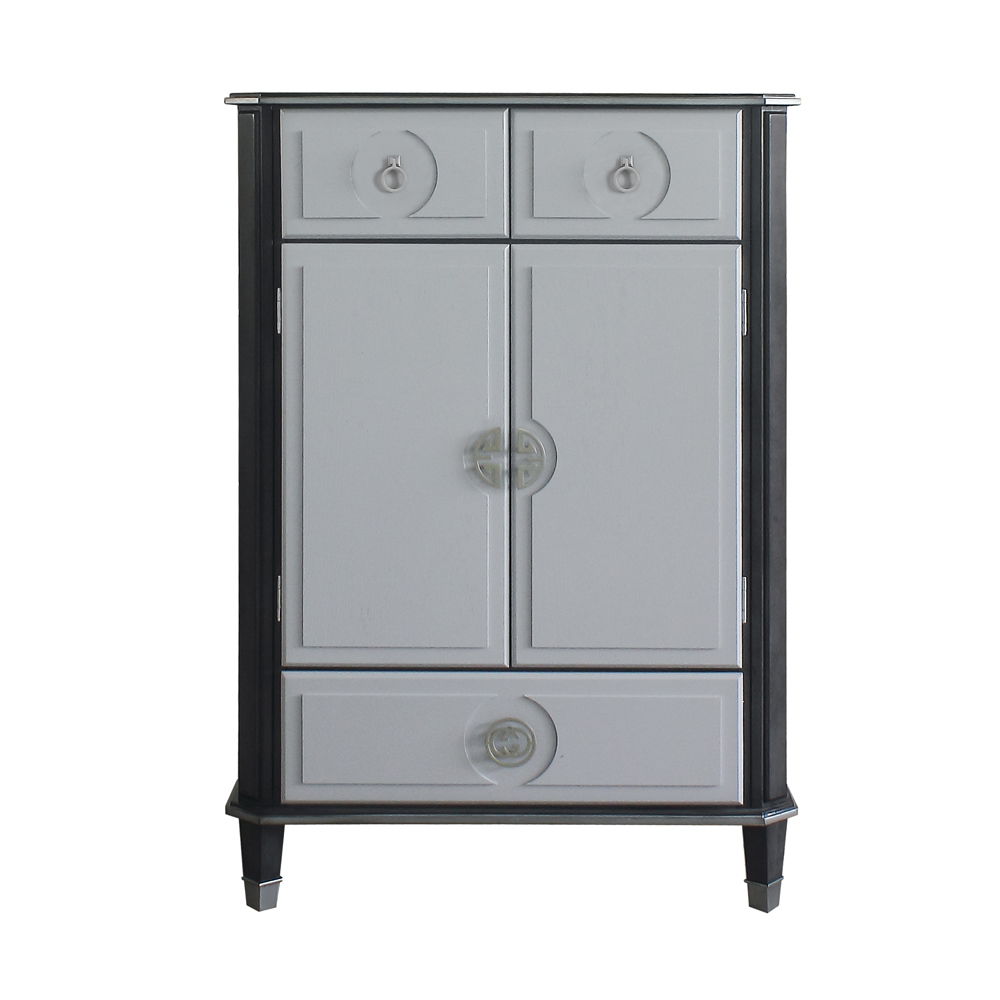 House - Beatrice Chest - Charcoal & Light Gray Finish