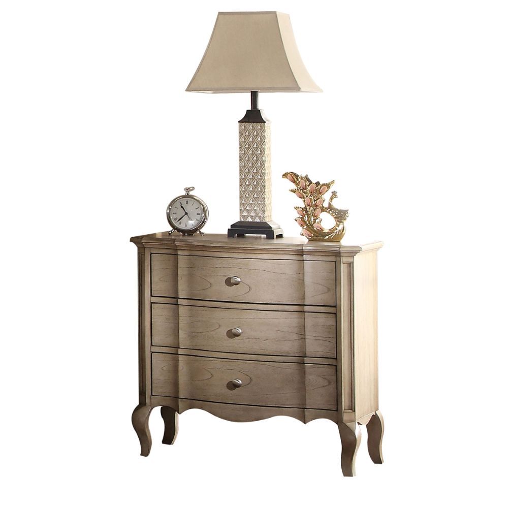 ACME 3 Drw Assembled Drawer: GLIDE Side Metal (Full Ext., 45mm), French Front & English Back, Felt-Lined Top Drawer, Manual Close Wooden Cabriole Leg | Meri Furniture
