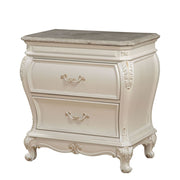 ACME Chantelle - Nightstand - Pearl White | Meri Furniture