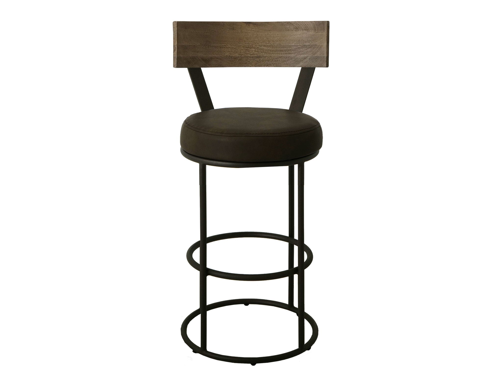 Xel-Ha - Upholstered Barstool - Dark Chocolate