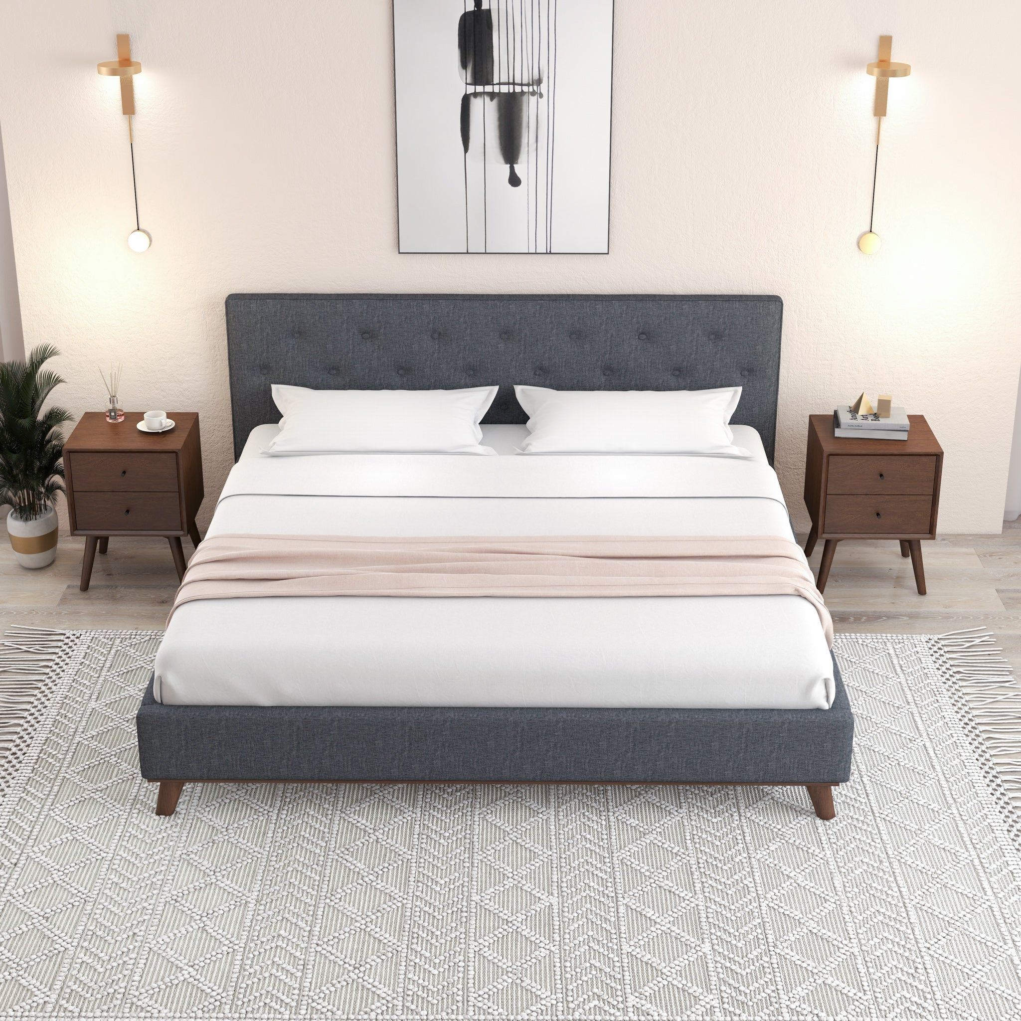 Graceville - Elegant Design Platform Bed