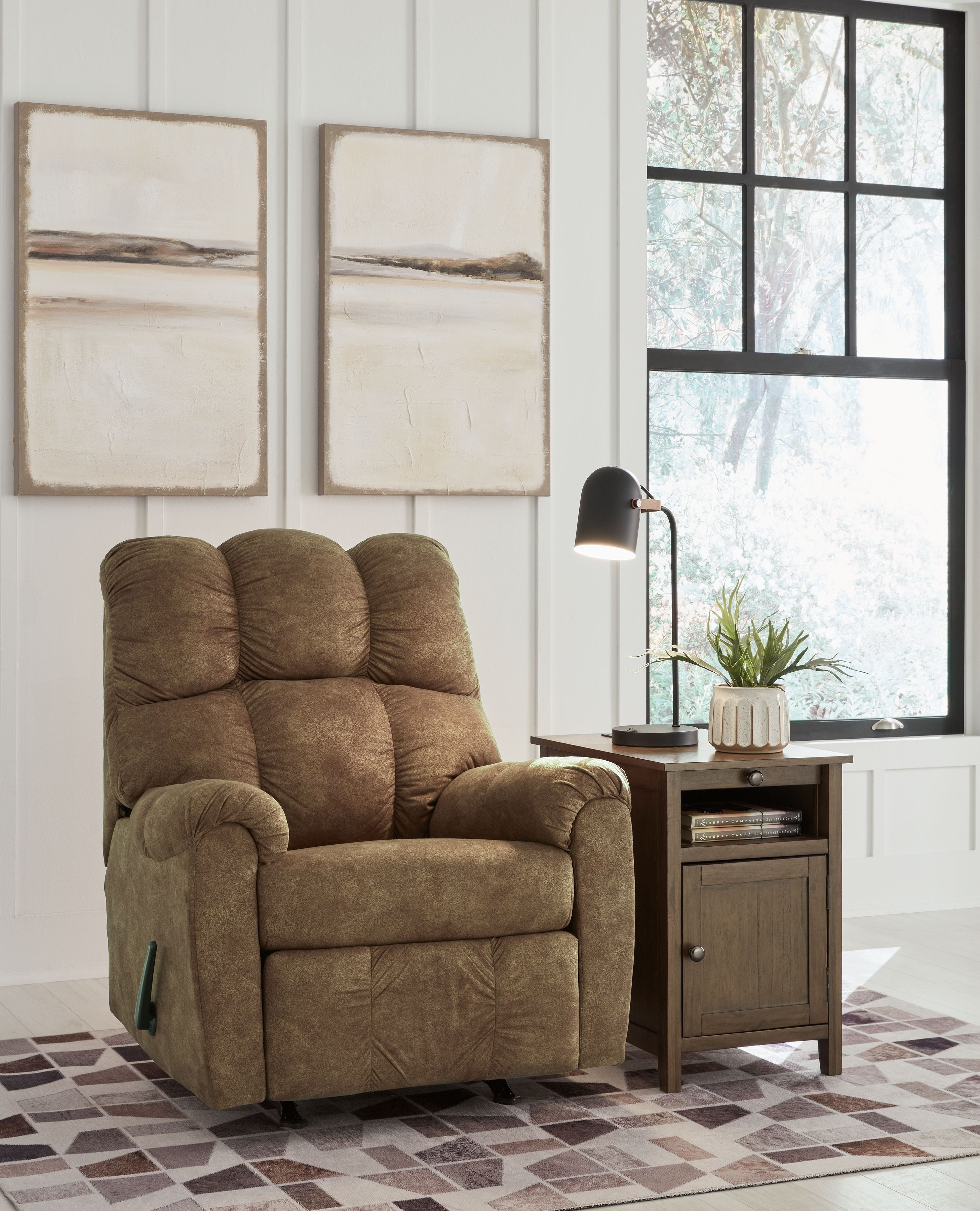 Signature Design by Ashley® Potrol - Rocker Recliner | Meri Furniture
