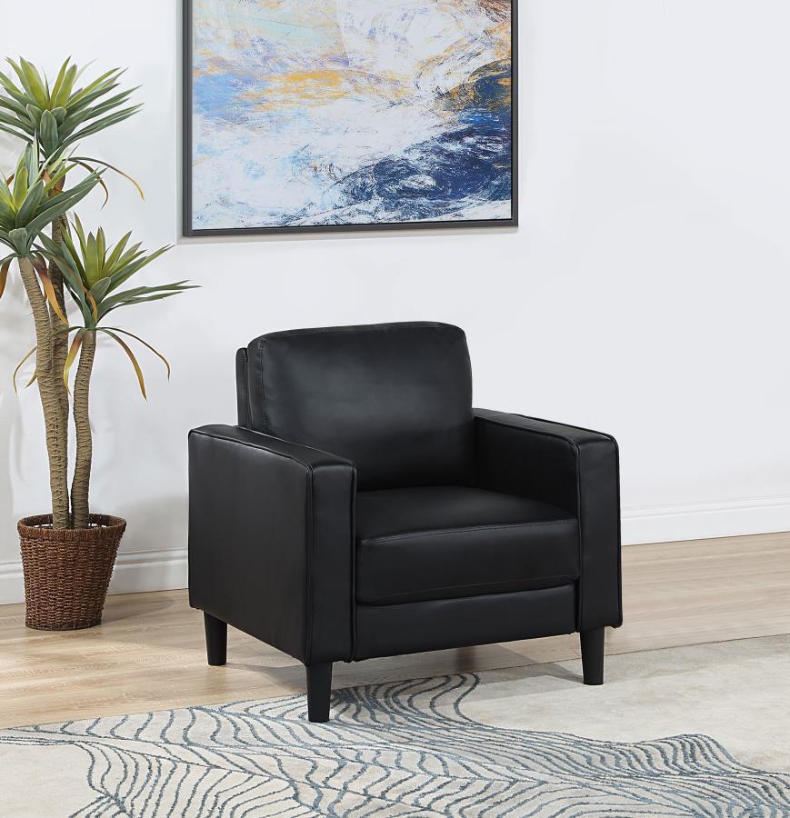 Coaster Fine Furniture Ruth - Upholstered Track Arm Accent Chair | Meri Furniture