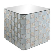 Nasa - End Table - Mirrored & Mother of Pearl