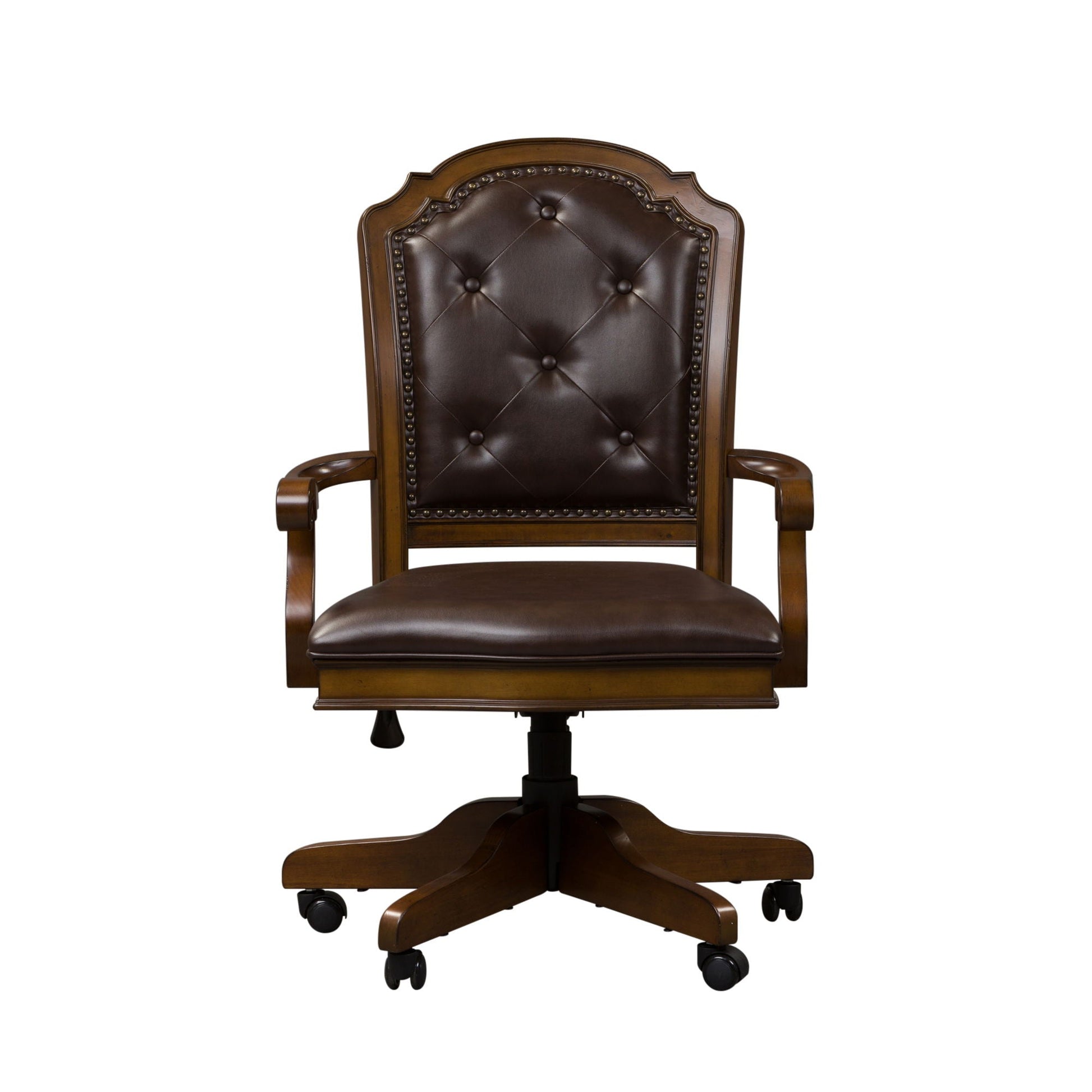 Liberty Furniture Amelia - Jr Executive Office Chair - Dark Brown | Meri Furniture
