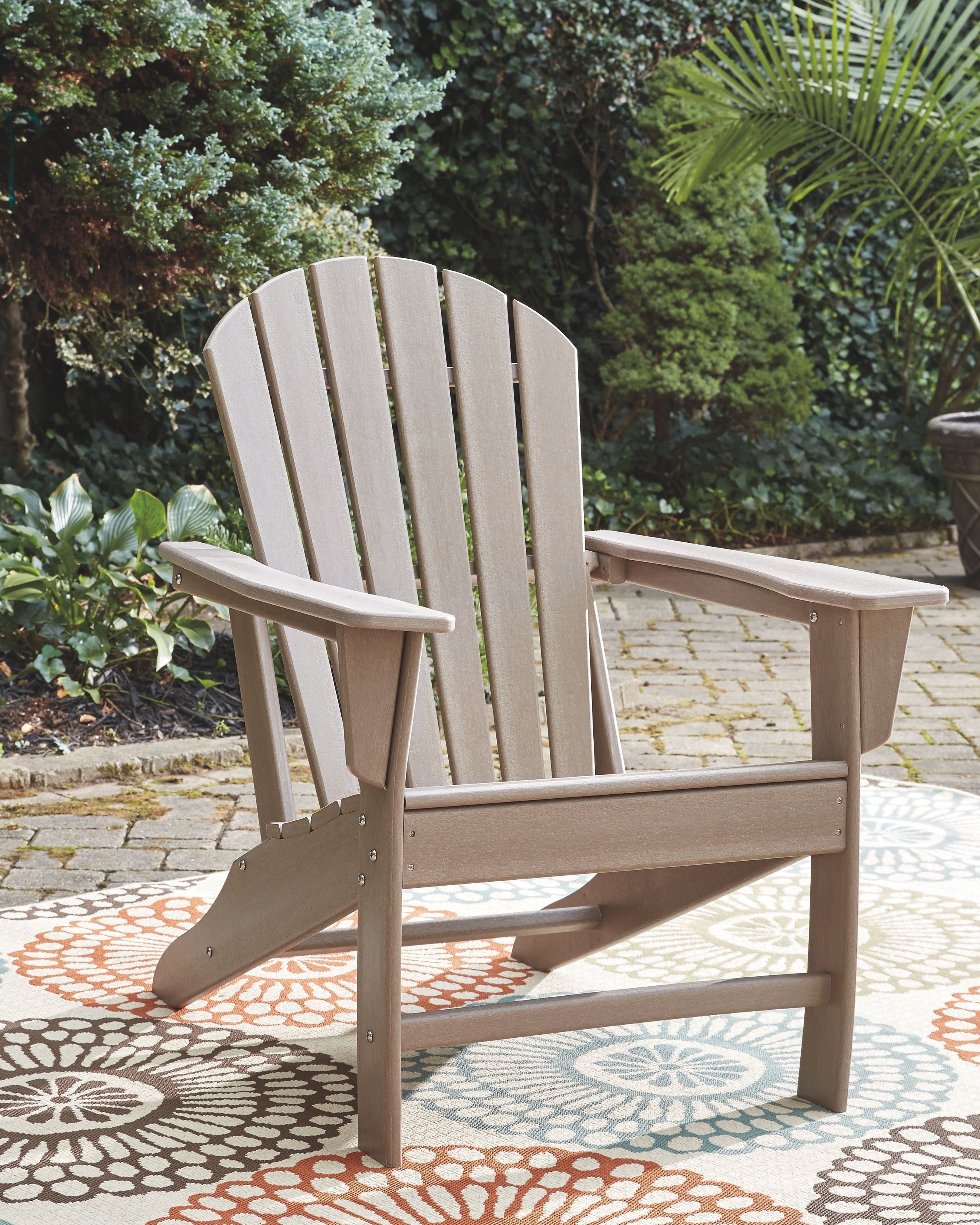 Signature Design by Ashley® Sundown Treasure - 2 Pc. - Adirondack Chair And Ottoman | Meri Furniture