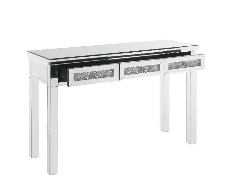ACME Noralie - Writing Desk - Mirrored - 32" | Meri Furniture