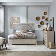 Liberty Furniture Belmar - Panel Bed, Dresser & Mirror | Meri Furniture