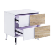ACME Verux - End Table - White High Gloss | Meri Furniture