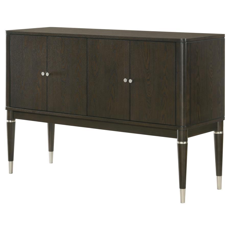 Reseda - 4-Door Dining Sideboard Server With Shelves - Ash Brown