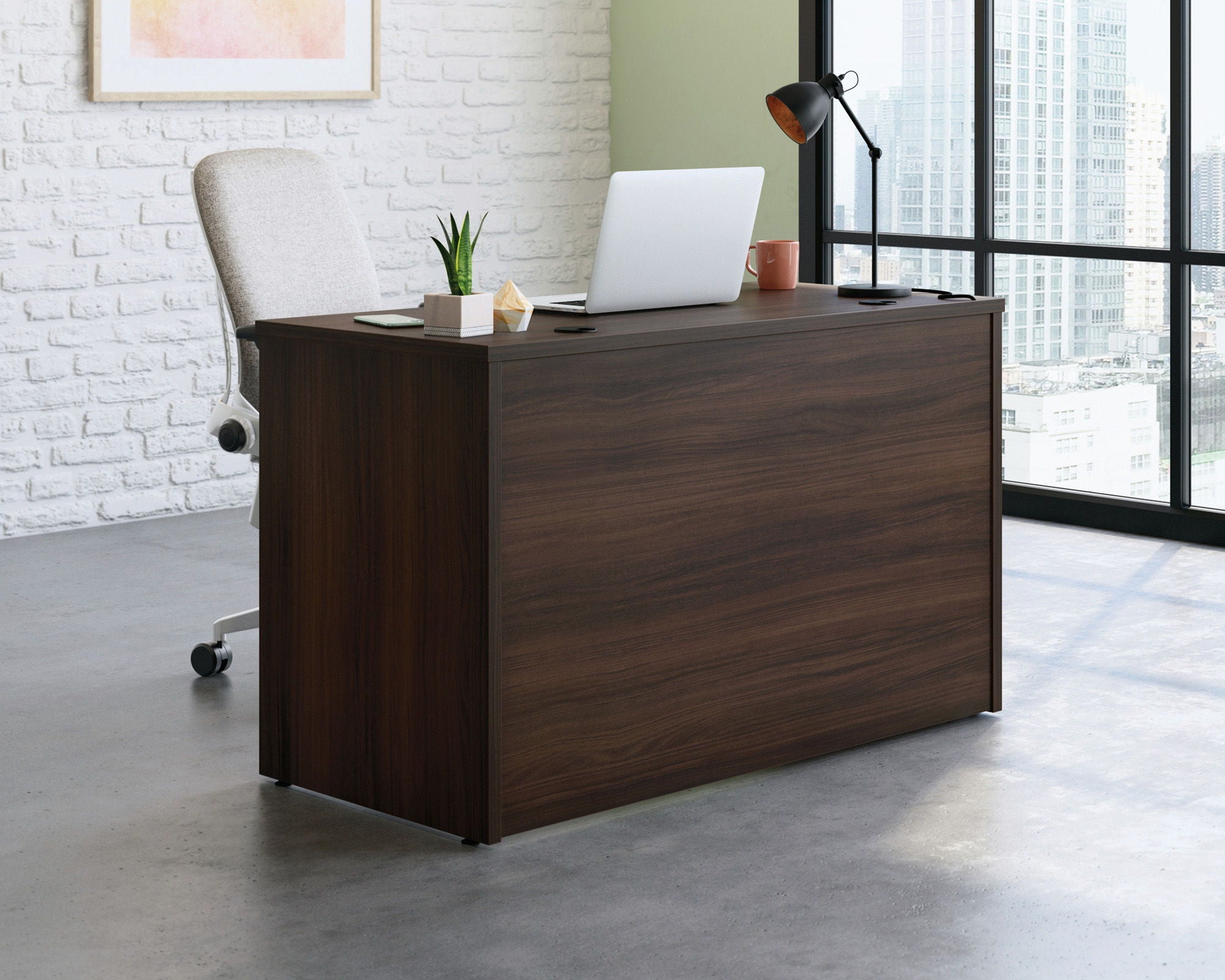 Commercial Desk 48" x 24" in Noble Elm