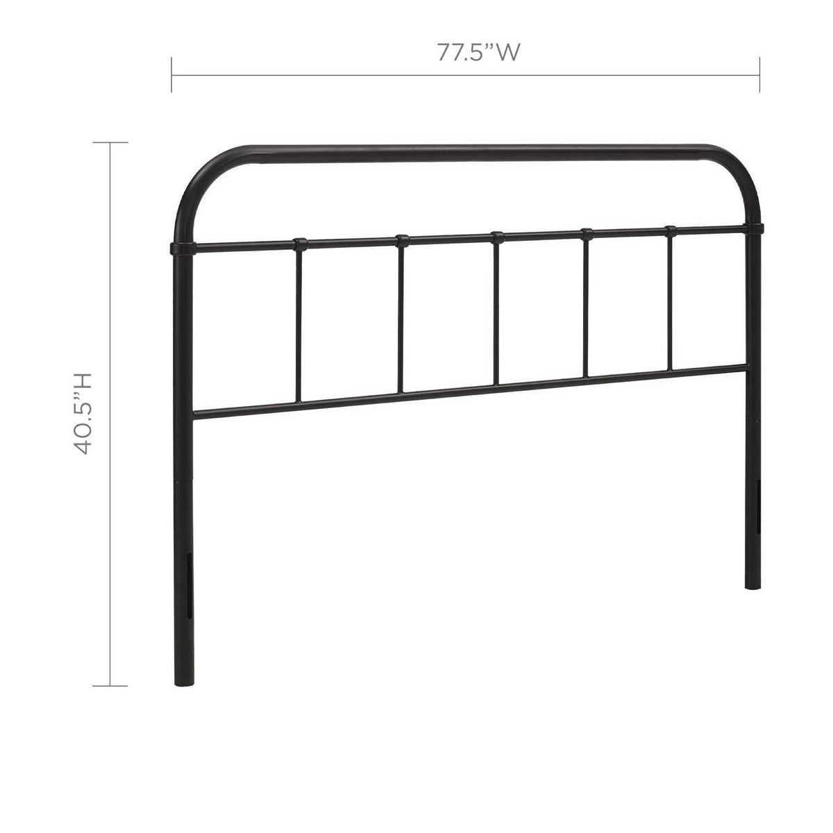 Serena King Steel Headboard by Modway