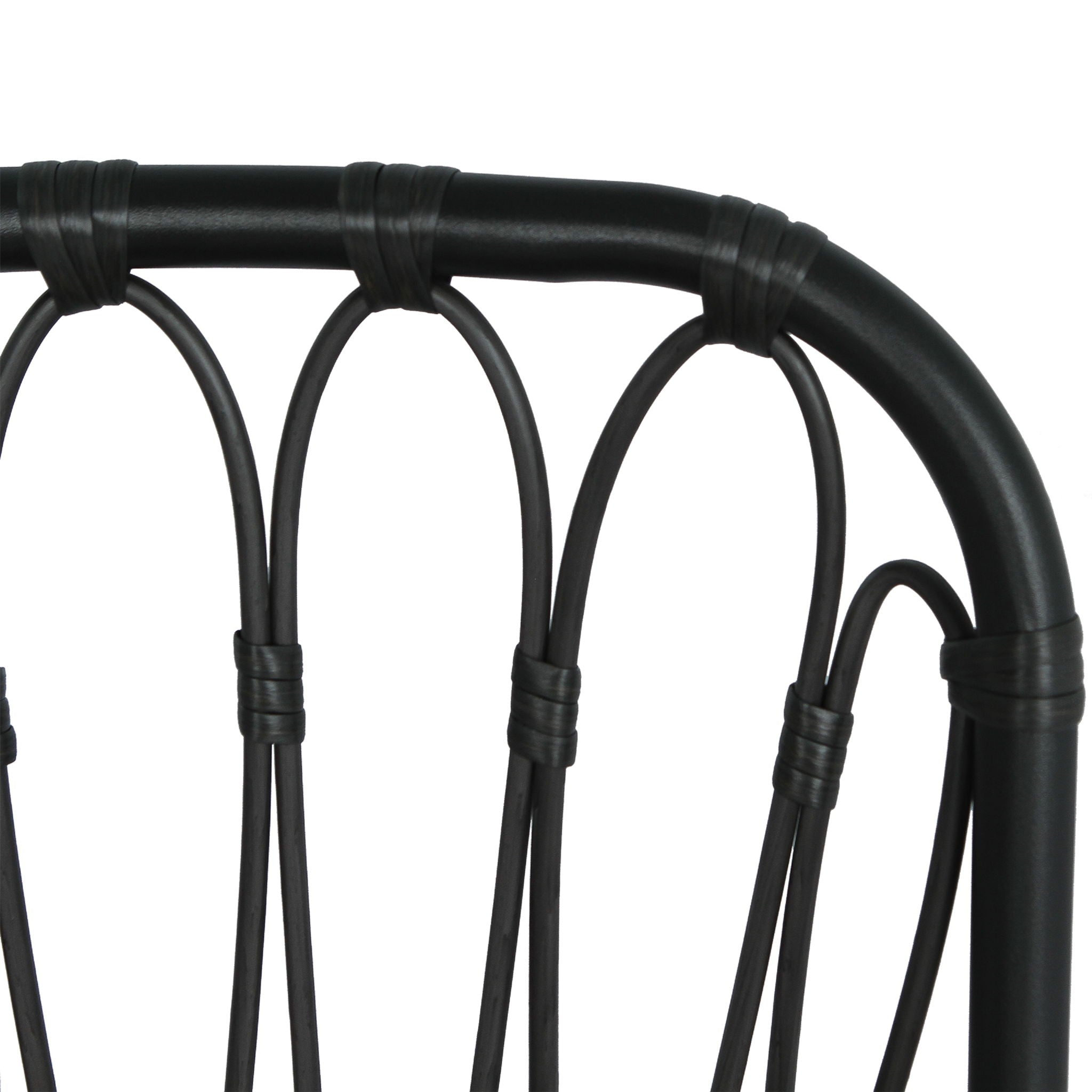 Outdoor Wicker Dining Chairs With Washable Cushion (Set of 2)