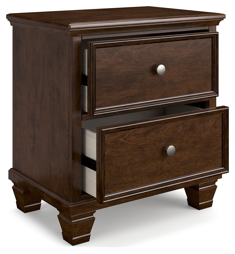 Signature Design by Ashley® Danabrin - Brown - Two Drawer Nightstand | Meri Furniture