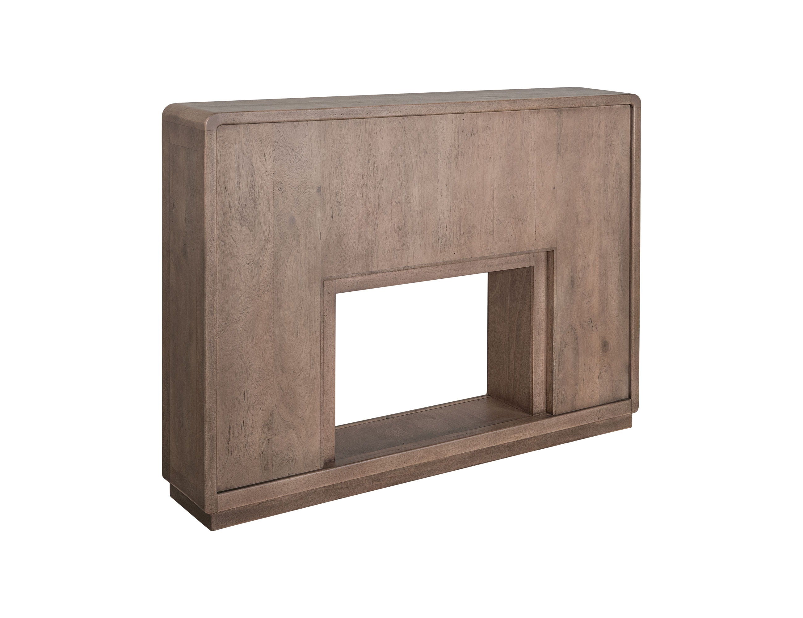 International Furniture Direct Mezquite - Electric Fireplace - Brown | Meri Furniture