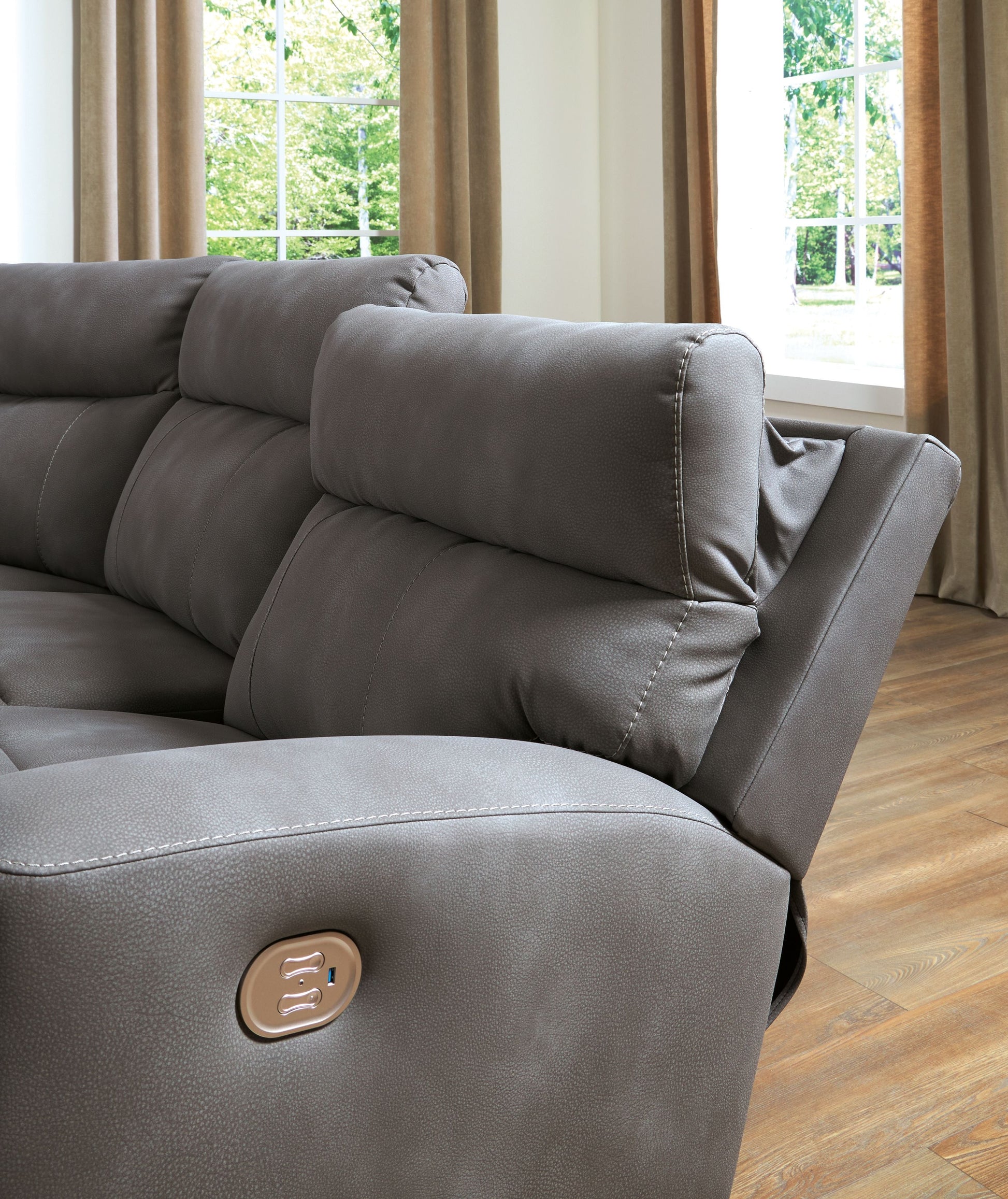 Signature Design by Ashley® Next-gen Durapella - Reclining Sectional | Meri Furniture