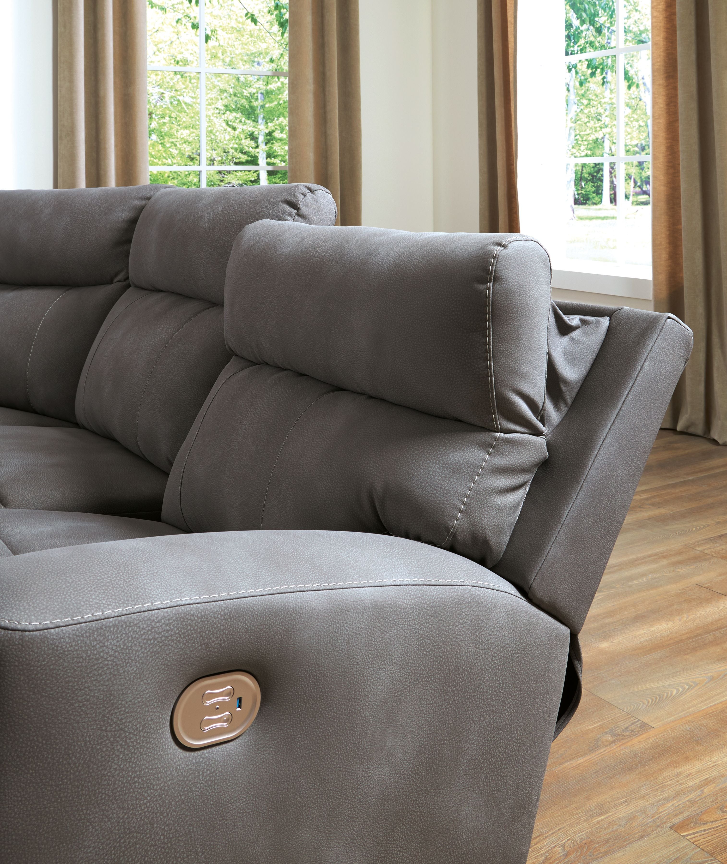 Signature Design by Ashley® Next-gen Durapella - Reclining Sectional | Meri Furniture