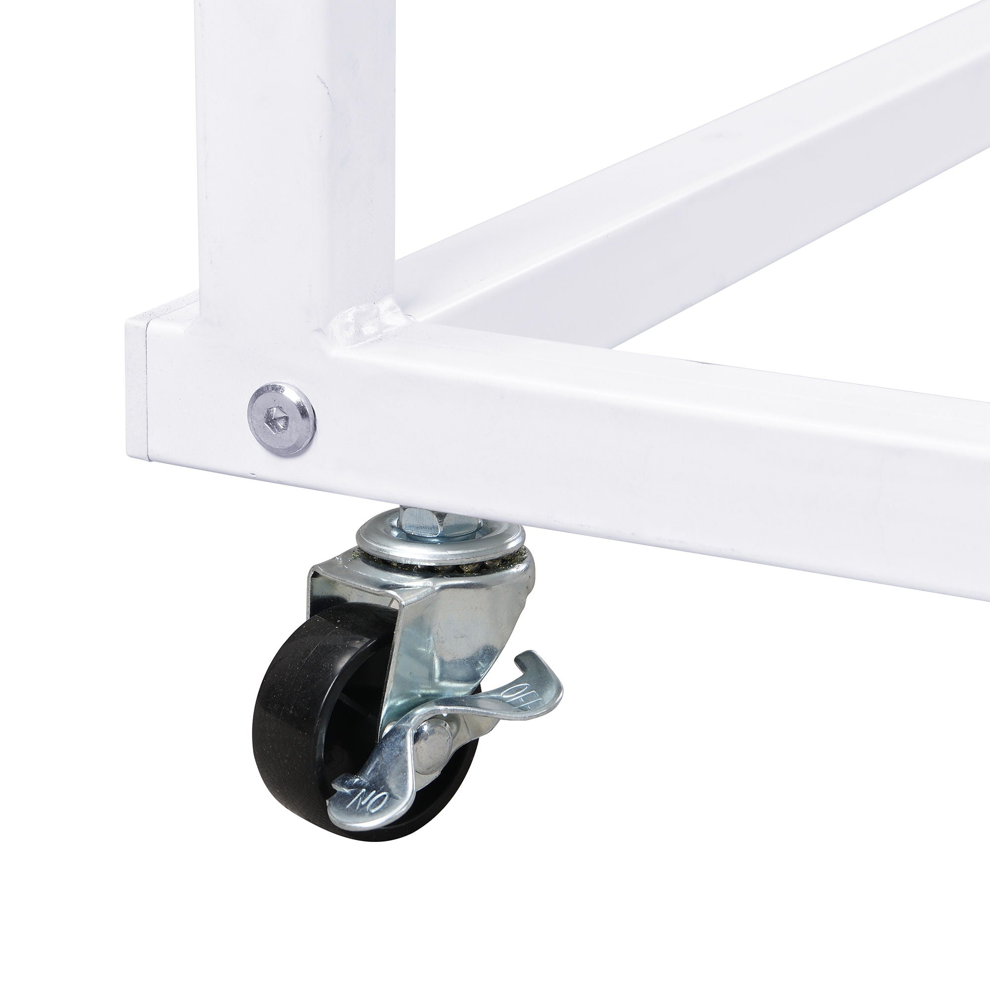 Daybed With Movable Desk, Grid, Shelves And Clothes Hanger